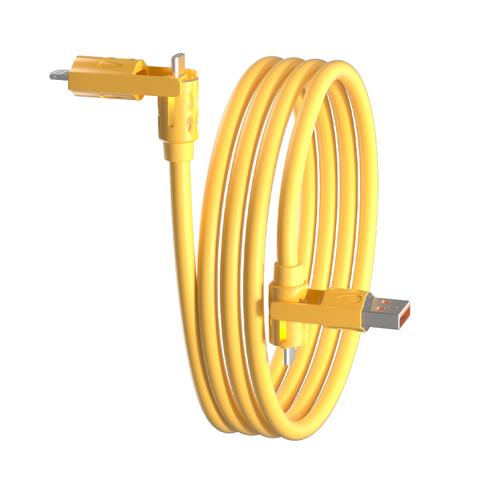 4-in-1 silicone data cable